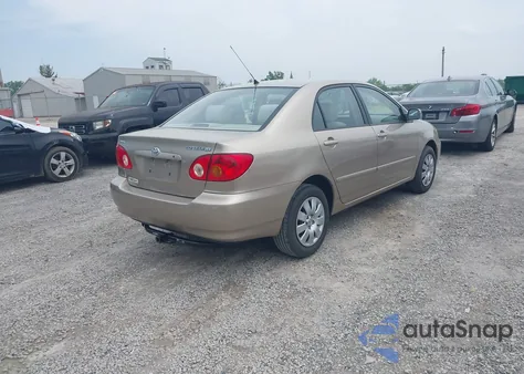 2004 Toyota Corolla Le из США, поврежденный, VIN 1NXBR32EX4Z195060